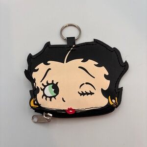 Betty Boop Retro Coin Wallet Pouch Character Small Keychain